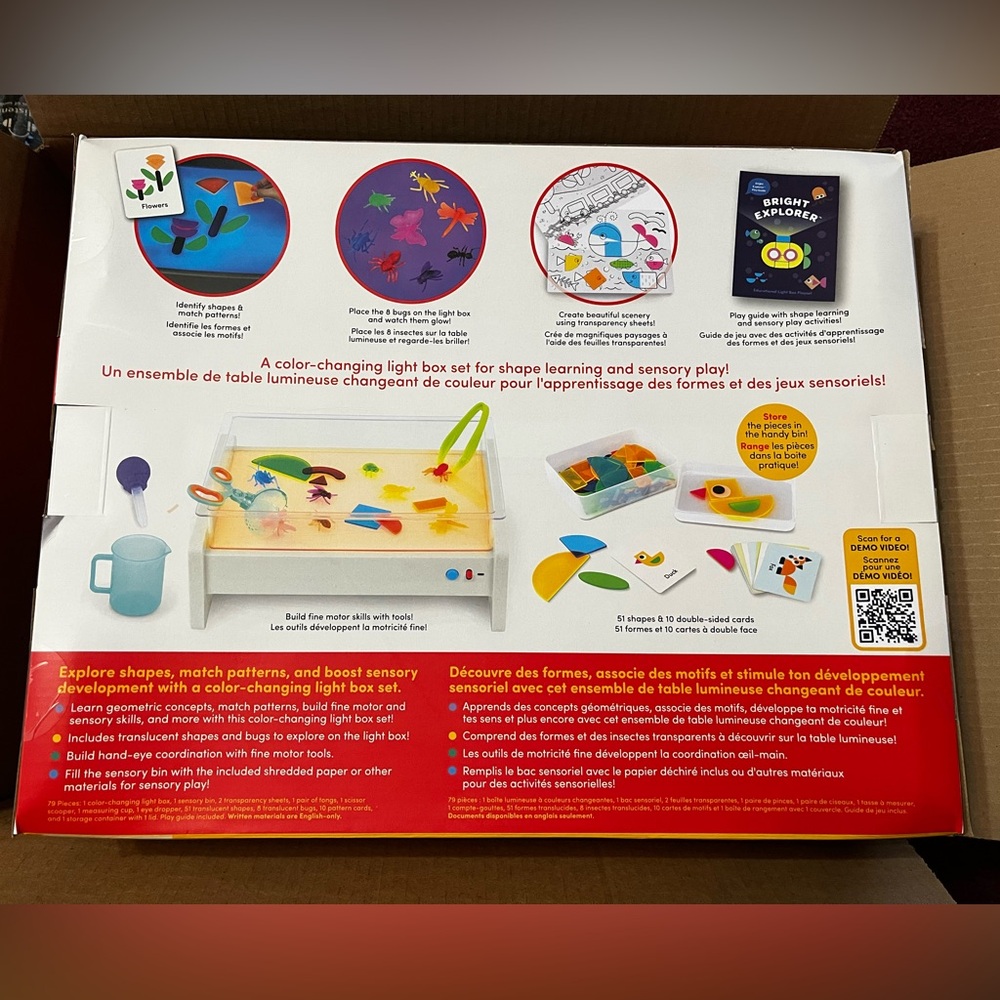 Brand New Battat Educational tracing Light Box Playset bright explorer sensory - Picture 2 of 11